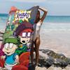 Cartoon R-Rugrat Anime Beach Swimming Towel Soft Absorbent Washcloth Children's Gifts for Kids Travel Camping Gym