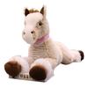 Horse Plush Toy, Interior Decor, Body Pillow, Playmate for Children, Gift for Kids, Friends, Girlfriends, Boyfriends, Brown, Approx. 80-90cm