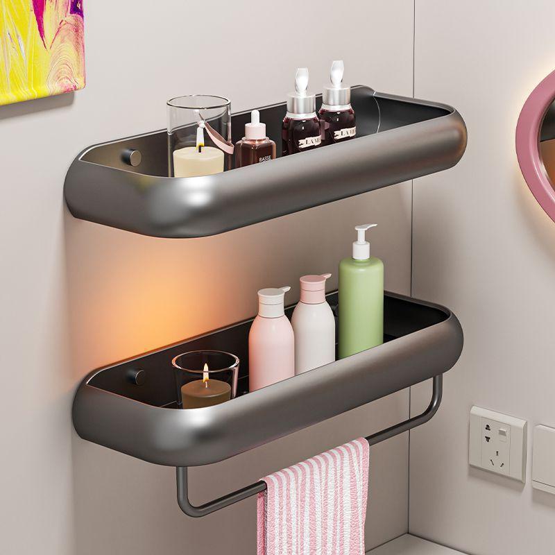 Bathroom Wall Storage Shelf With No Holes Required Design For Home Organization
