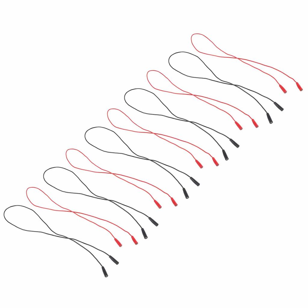 5 Sets Banana Test Testing Cable Female to Female 2mm 0.44mm² 1000V 15A Set Kit