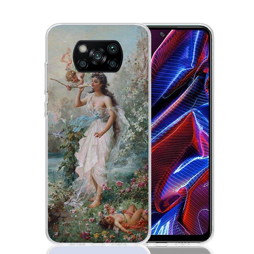 

Paint Art Renaissance Phone Case For Xiaomi Poco X7 X6 X5 Pro F7 Ultra Redmi 15C 15 13 13C 12 12C 10 10A 10C 9 9A 9C 9T Cover Po Xiaomi Poco M7 4G