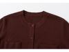 100% Pure Cashmere Thickened Crew Neck Single-Breasted Cardigan—Casual Autumn/Winter Fashion Sweater