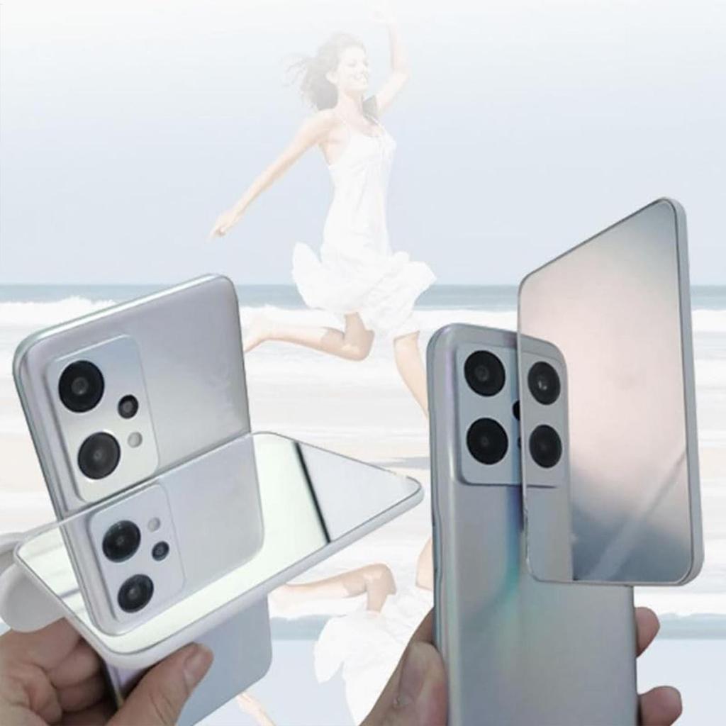 Smartphone Camera Mirror Reflection Clip Portable HD Lens Phone Selfie Reflector Kit Adjustable Lens Clip For IPhone For Samsung