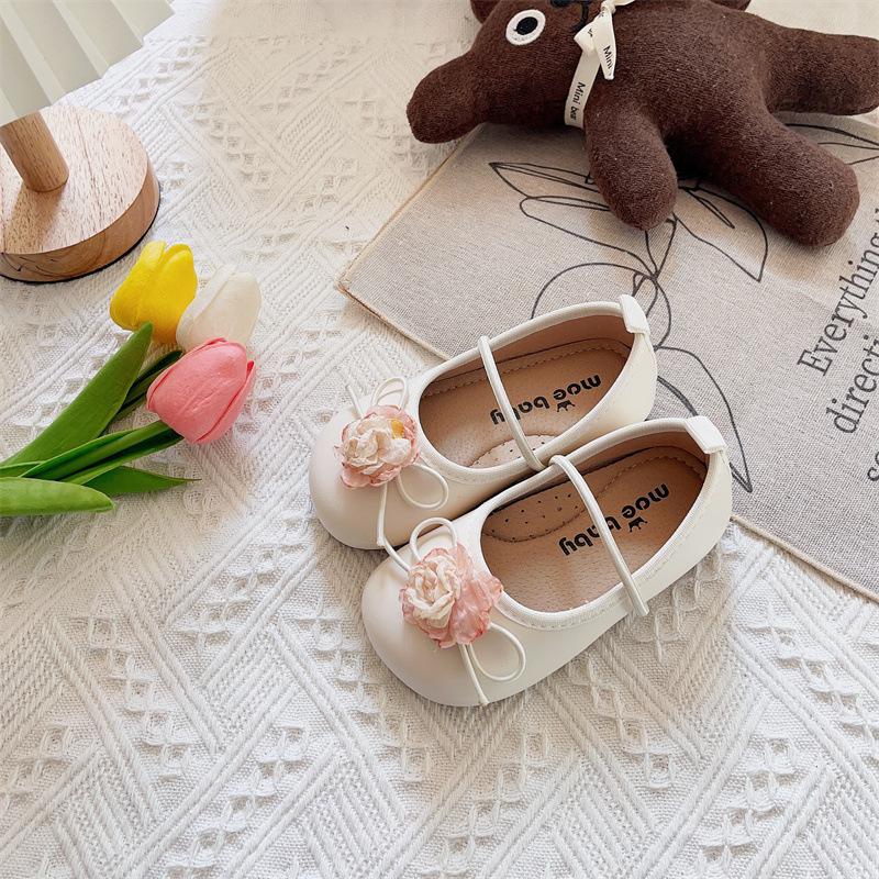 Summer Girls Shoes New Fashion Simple Child Shoe Non Slip Soft Soled Comfort Sandal Flat Simple Elegant Dance Princess Shoes