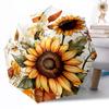 Sunflower Garden Art Outdoor Automatic Umbrella Compact & Durable 8-Rib Design Foldable Design Travel Essential Elegant Women's Umbrella