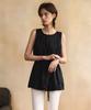 ANGELO BIANCO Elisa Pintuck Blouse_Black