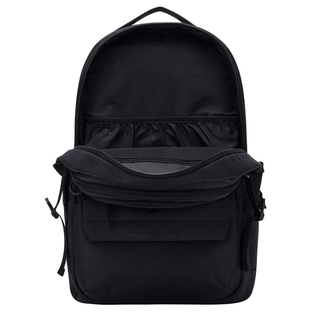 Anta KAI Team Printed Color Block Design Fabric Backpack Unisex Backpack Black 192531167D-1