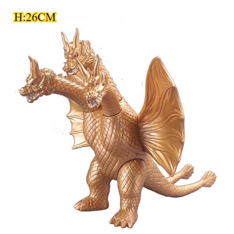 Anime Movie Godzilla Series Action Figure burning godzilla VS King of Monsters PVC soft rubber model Joint mobility Kid Toy Gift