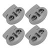 30Pcs Spring Cord Lock Zinc Alloy Durable Multipurpose Spring Toggle Stopper Fastener for Drawstrings Bag Replacement