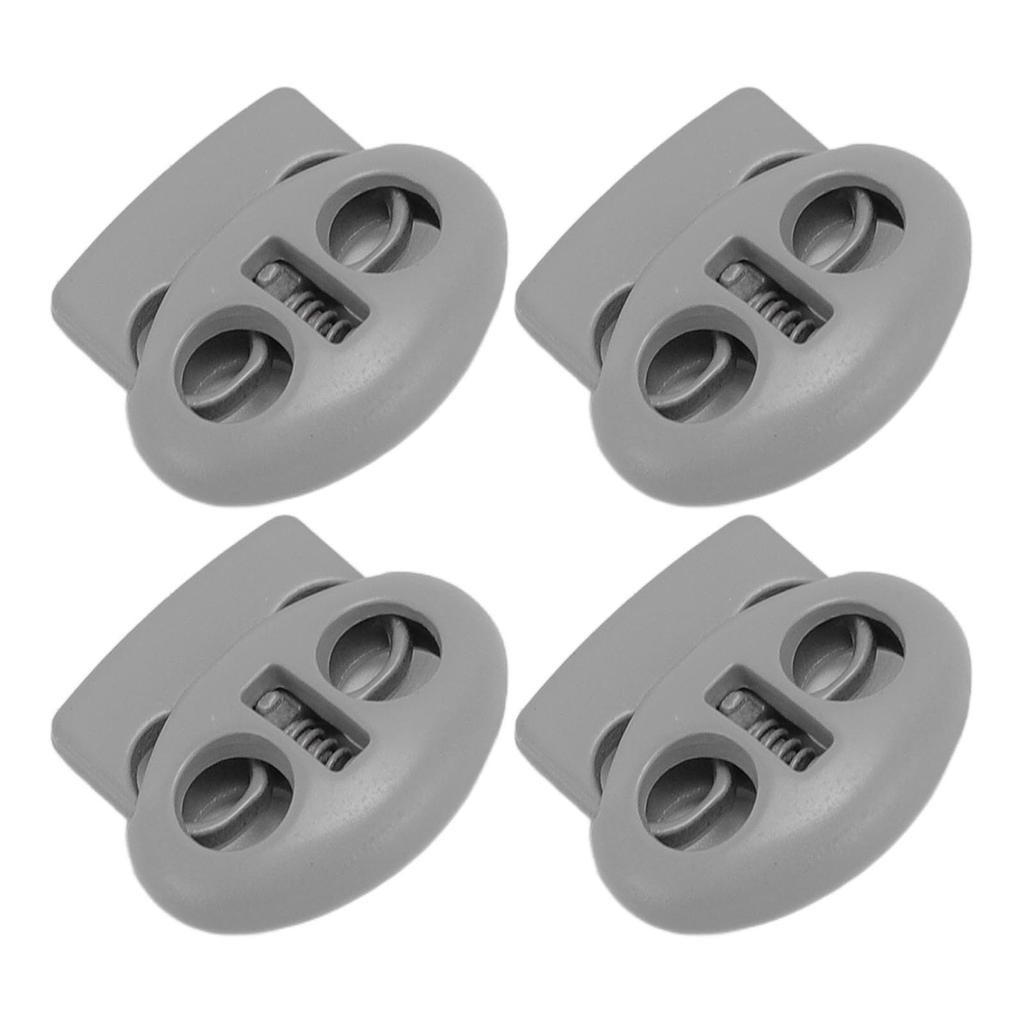 30Pcs Spring Cord Lock Zinc Alloy Durable Multipurpose Spring Toggle Stopper Fastener for Drawstrings Bag Replacement