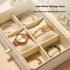 CADUKE Jewelry Storage Box for Necklaces, Earrings, Rings, Accessories And Jewelry Organizer, White