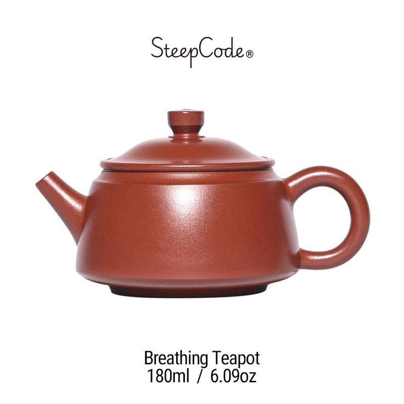 Yixing Zisha Teapot Breathing Clay Teapot 180ml Zhu Ni Clay Masterpiece Artisan-Crafted