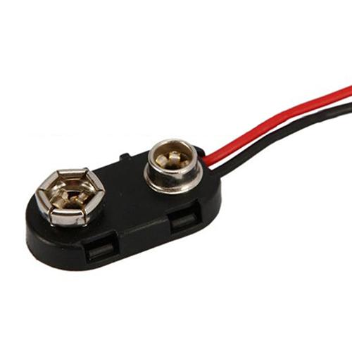 10 pezzi PP3 MN1604 9V Supporto per batteria Clip a scatto Connettore Cavo Cavo Fibbia