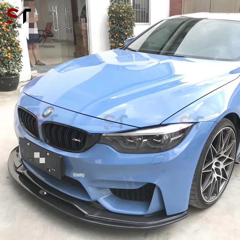 BMW M3 F80/M4 F82 Carbon Fiber PSM Style Front Lip Splitter Chin Diffuser
