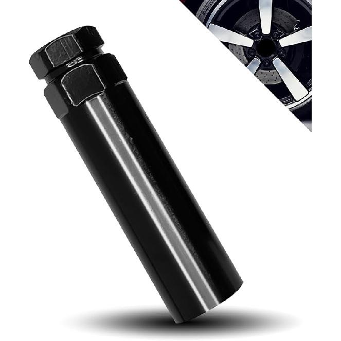 

Large 6 Spline Lug Nut Socket Spline Lug Nut Key, Wheel Lock Key Fuel Rim Nuts Lock Removal For 6Spline Wheel Nuts And 21Mm 13/16 Inch & 22Mm 7/8 Large 6 Spline