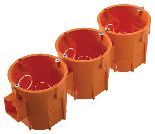 Puszka Podtynkowa 60 Głęboka Z Wkrętami, Łączeniowa - A.0006Lp