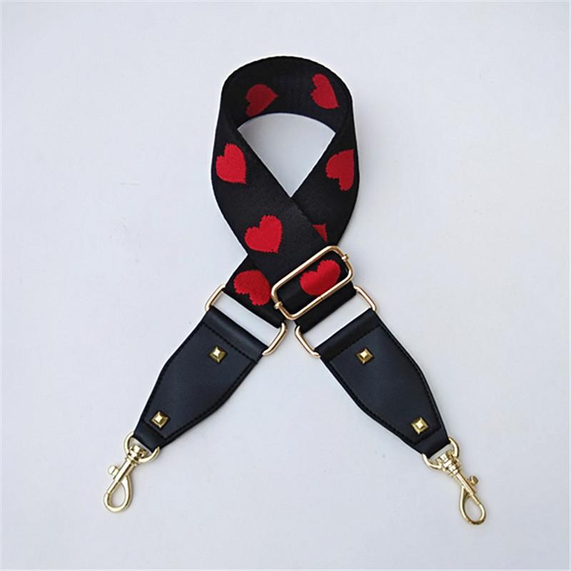 Ribbon Replaceable Adjustable Strap One Shoulder Oblique Cross Ethnic Style Long Shoulder Strap Women's Bag Strap Accessories