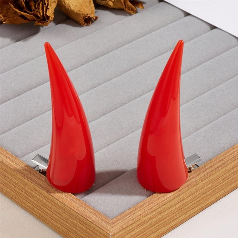 Cosplay Hairpin Power Hair Clip Horn Anime 2000s Bunches Hairstyling