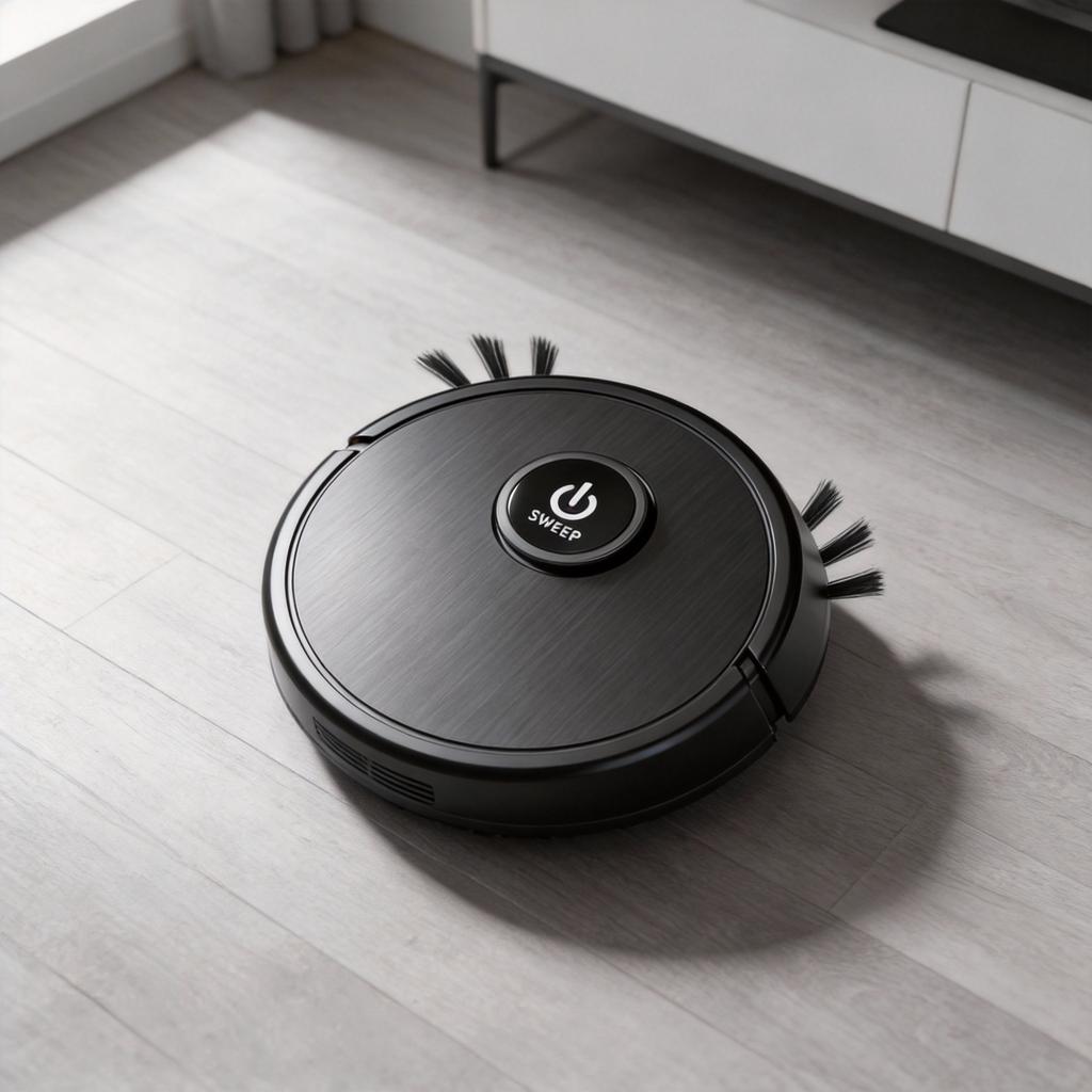 Smart Robot Vacuum Cleaner 3In1 Sweep Mop Side Suction All-in-One Cleaning Ultra-Slim Low Noise 50-Minute Runtime Vacuum Cleaner