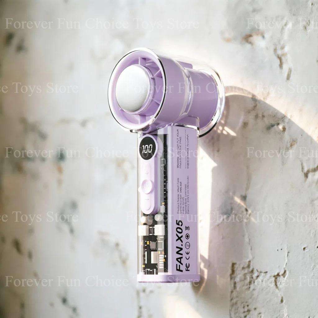 3 In-One Fan Air Conditioner 7-Type LED Light Portable Humidifier Air Conditioner Fan Outdoor Handheld Ice Pack Spray Fan