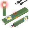 Pocket Outdoor EDC Flashlights Lightweight Mini Rechargeable Dual Light Sorce COB Sensor Light Waterproof Magnetic Tool Light