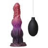 Ejaculation Anal Plug Dog Wolf Dildo Inflatable Big Knot Monster Dildos Penis Squirting Strong Sucker Dick Sex Toy for Women Men