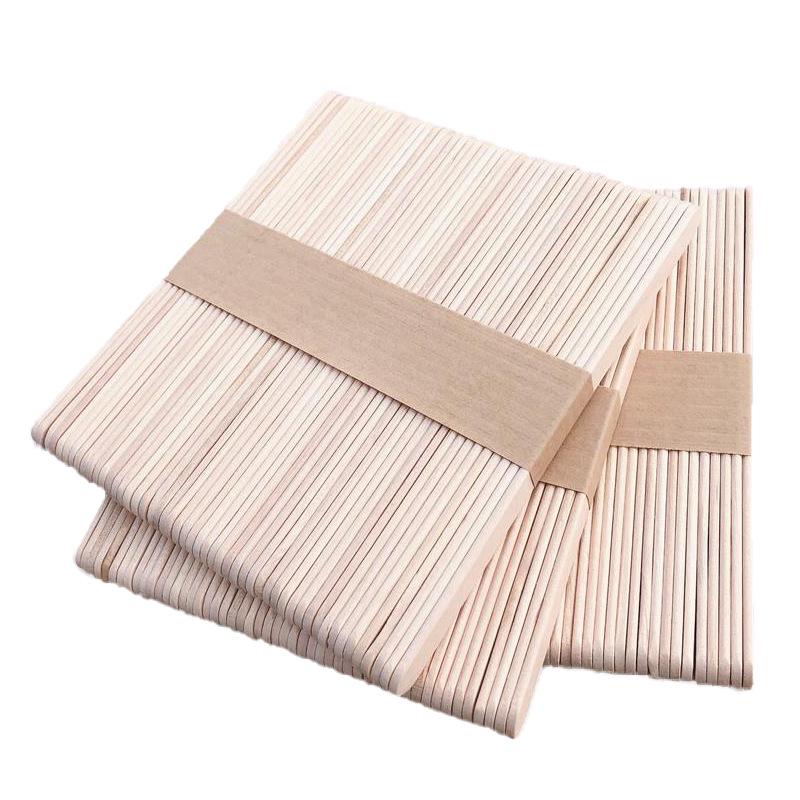 Natural Birch Wood Ice Cream Sticks (50 Pieces) for DIY Projects and Beauty Adjustments