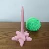 3D Printed Yarn Spinner Smooth Rotating Yarn Holder Cute Star Tangle-Free Yarn Spinner for Crocheting Knitting Lovers