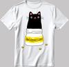Black Cat Anti Depressant Short Sleeve T Shirt Men/Woman F093