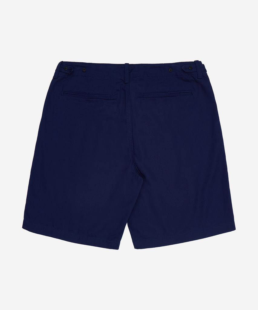 Pildeoseu Basic Standard Fit One-Tuck Shorts Navy
