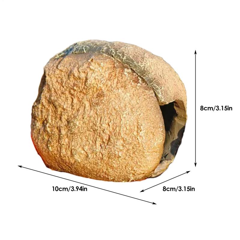 Fish Aquarium Decor Cave Magnetic Aquarium Shelter House Detachable Shrimp Residence For Hermit Crab Lizards Snakes Snails