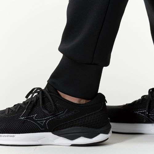 Training Wear Stretch Sweatpants, Easy To Move In, 32MDC050, Unisex, Black, Size L