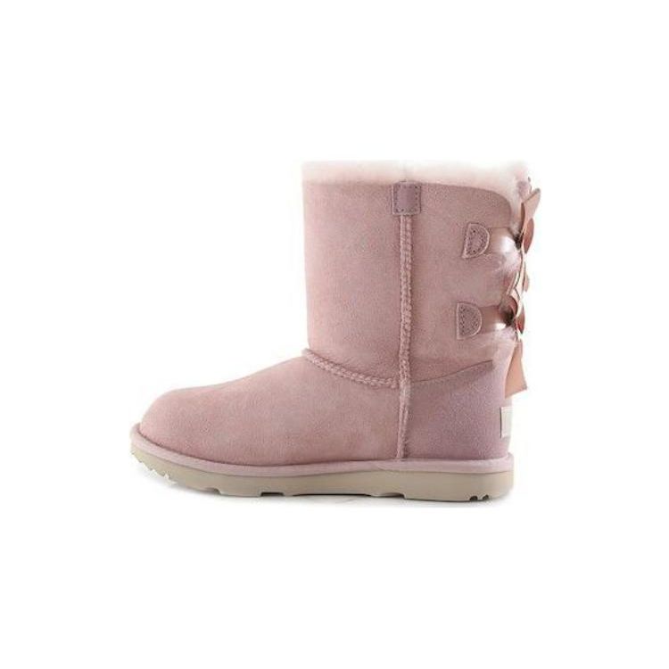 UGG Comfortable Versatile Fashion Low-Cut Childrens Boots Kids Boots Pink 1017394T-PCRY 25