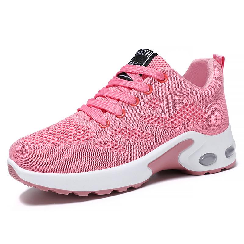 Women's 2025 Korean Style Casual Air Cushion Running Shoes - Breathable, Soft Sole Sneakers