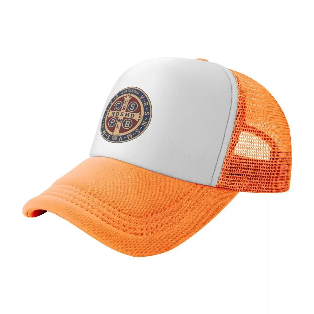 Saint Benedict Medal Baseball Cap black Bobble Hat Mountaineering Designer Unisex Women's
