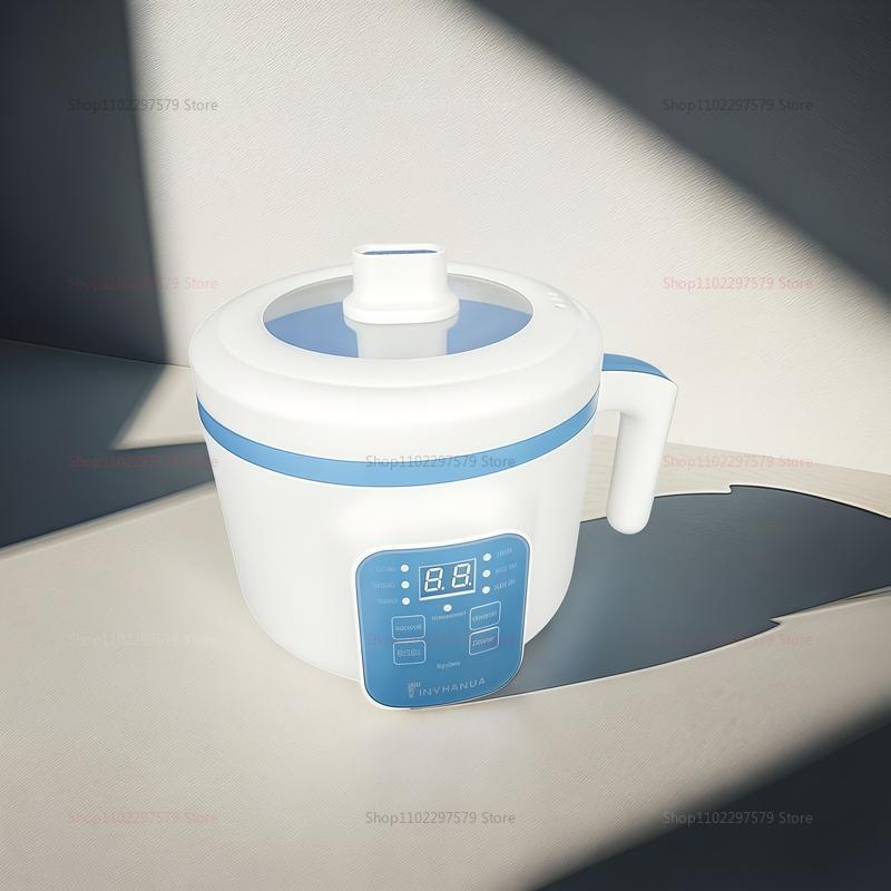 Pentola Elettrica per 1-2 Persone Antiaderente Multifunzionale Cuociriso Zuppa Stufato Uova Elettrodomestico da Cucina