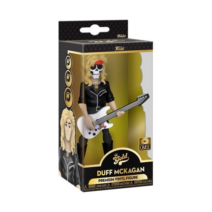 Figurine de collection - funko - duff - édition spéciale chase - couleur gold - licence guns n' roses