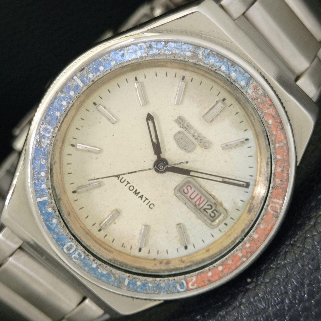 

ОРИГИНАЛЬНЫЕ ВИНТАЖНЫЕ МУЖСКИЕ ЧАСЫ SEIKO 5 AUTOMATIC 6309A ЯПОНИЯ С ОРИГИНАЛЬНЫМ ЦИФЕРБЛАТОМ a702522-1 R126-a702522