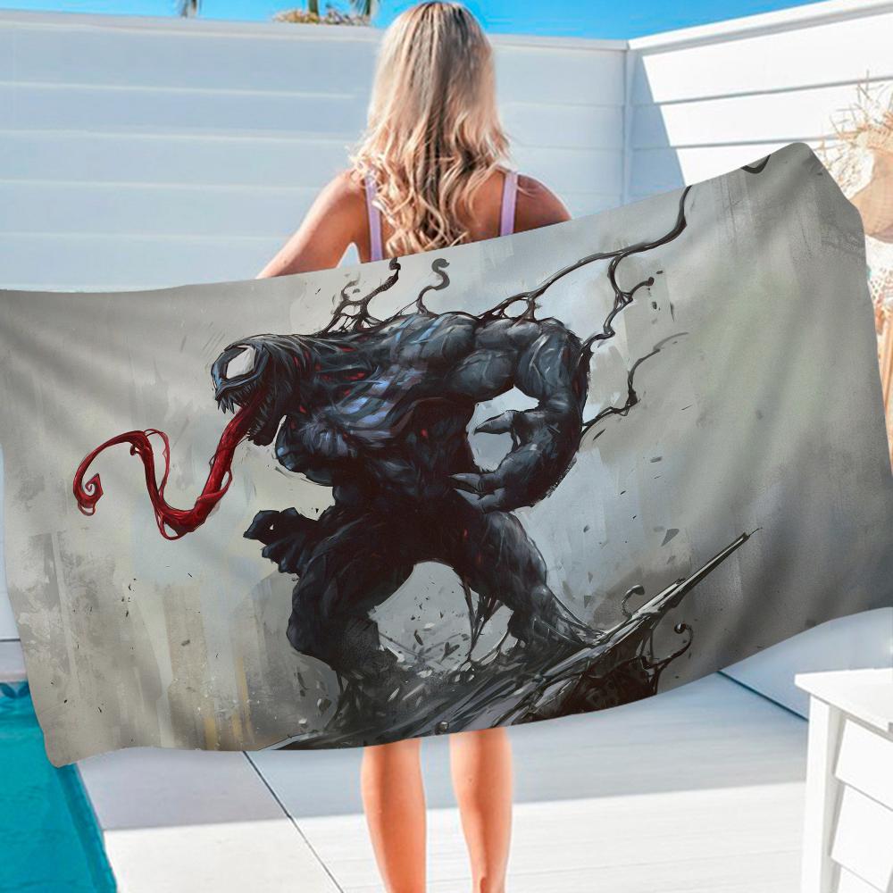 Venom Microfiber Beach Towel Absorbent Quick dry Soft Yoga Swimming Resort Mountain Climbing Towel