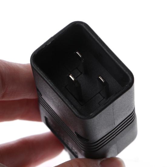 Rewirable IEC 320-C20 Male Connector 16A AC 3 Pin Power Adapter Plug Computer