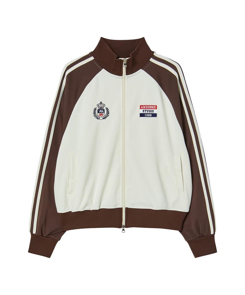 Awesome Studio Track Jersey Jacket Black