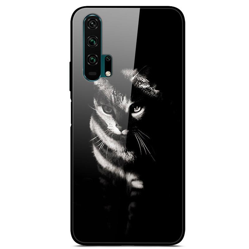 For Honor 20 Cases 20S 20Pro V20 Tempered Glass Hard Back Cover For Huawei Honor 20 Phone Cases Honor20 Pro Cover Honor20S V 20
