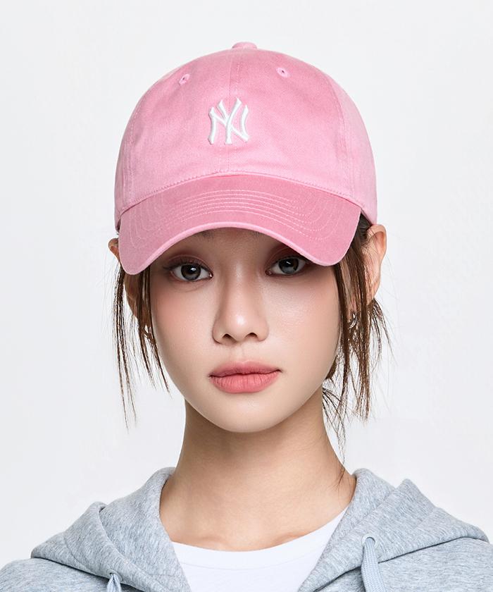 Emelbi Rookie Unstructured Ball Cap Ny (Pink)