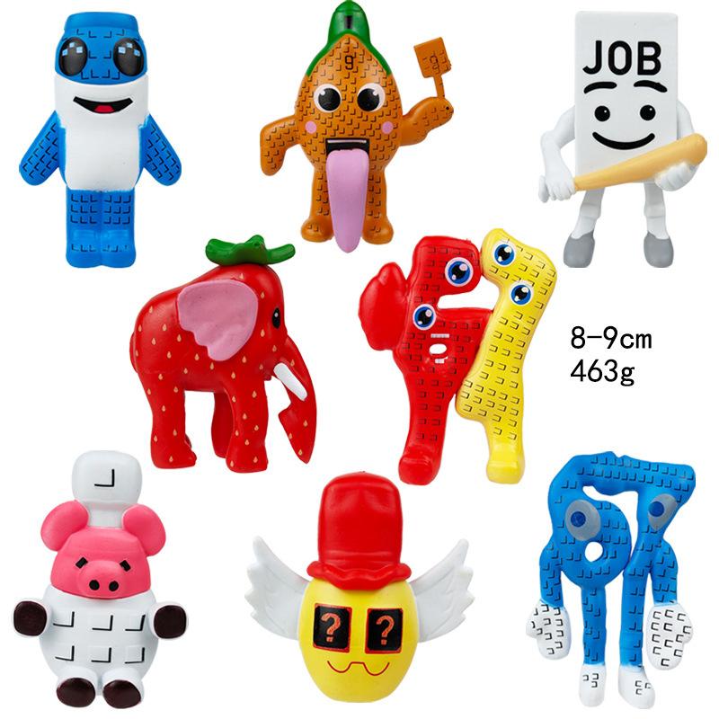 Rubare A Brainrot Figure Giocattoli Bambini Regali di Natale Cartone Animato PVC Modello Azione Brainrot Figura Sahur Lavoro 67 Figure Regalo di Compleanno