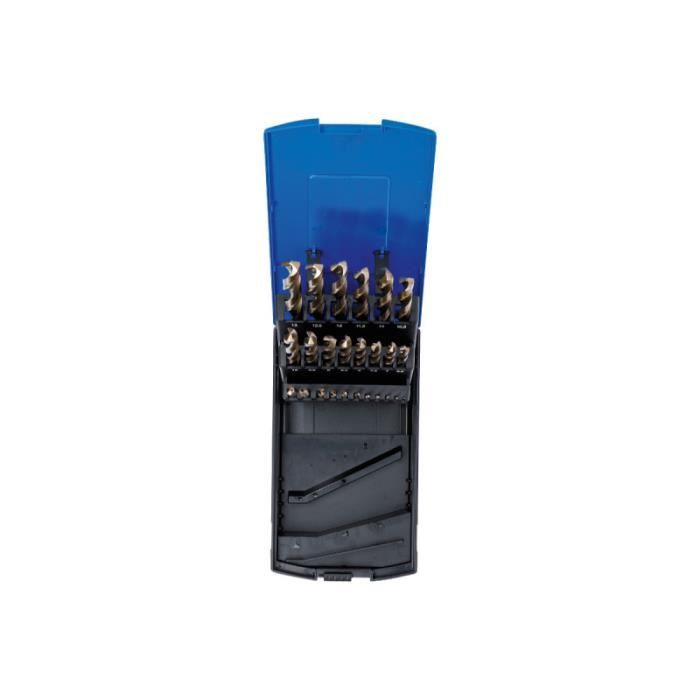 Jeu de forets hélicoïdaux bgs technic - hss-g cobalt - 25 pcs - 116