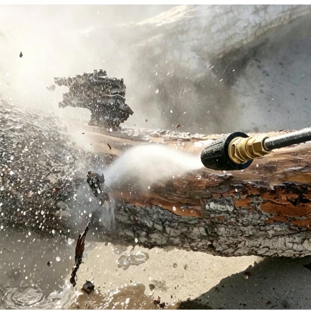 Pressure Washer Tips Turbo Nozzle Pressure Washer 4000 PSI Max | Rotating Pressure Washer Nozzle for Cleaning Brick, Concrete, and Vinyl Surfaces