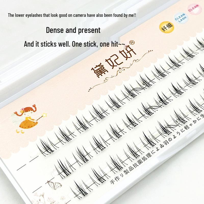 

Ленивые Дикие Кошки Зауженные Накладные Ресницы - Натуральный Маленький Огонек, Одиночный Пучок, Стиль Девичьей Группы для Самостоятельного Наращивания