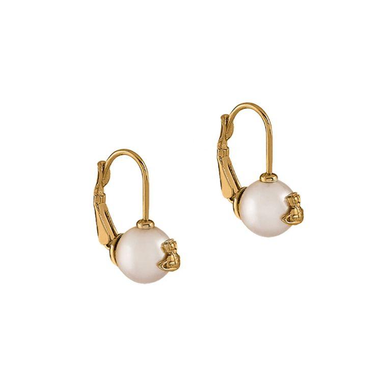 Vivienne Westwood Brass Earrings Women earrings 6202012602R107R107 Box