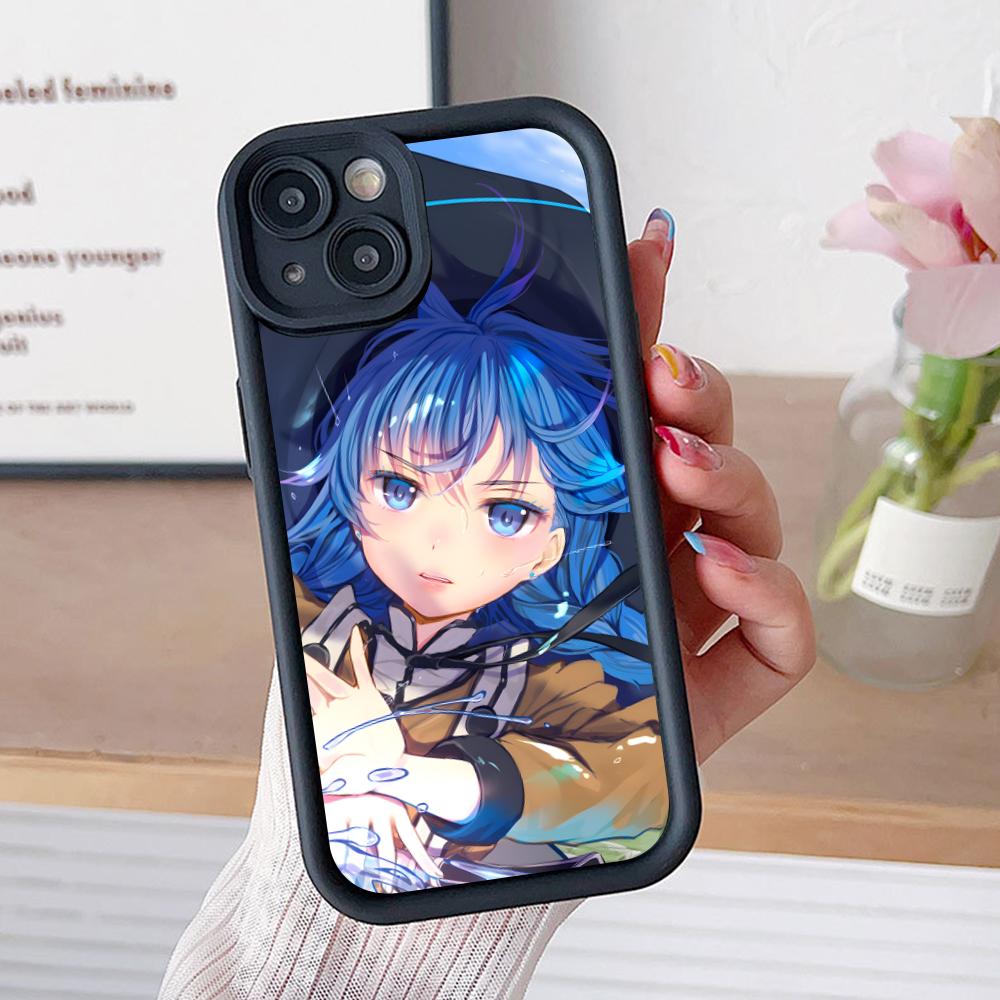 Mushoku Tensei Roxy Mobile Phone Case for iPhone 17 16 15 14 13 12 11 Air Pro Max Plus Thicken TPU Colorful Cover Cover Luxury