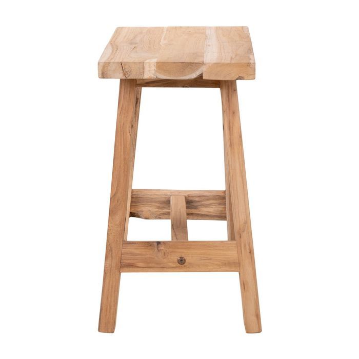 Bench 50x25x45 Cm In Brown Teak